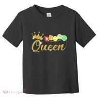 Bingo Queen Lucky Bingo Grandma Gambling Mothers Day Toddler T-Shirt thumb 0