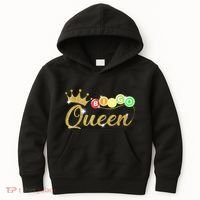 Bingo Queen Lucky Bingo Grandma Gambling Mothers Day Kids Hoodie thumb 0