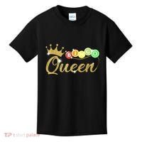 Bingo Queen Lucky Bingo Grandma Gambling Mothers Day Kids T-Shirt thumb 0