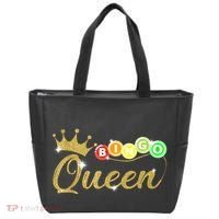 Bingo Queen Lucky Bingo Grandma Gambling Mothers Day Tote Bag thumb 0