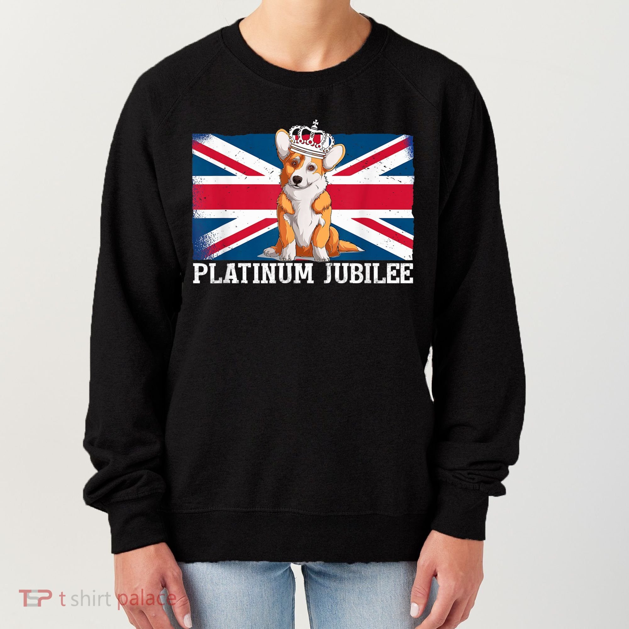 British Queen Monarchy Platinum Jubilee 70th Anniversary Women's Sweatshirt