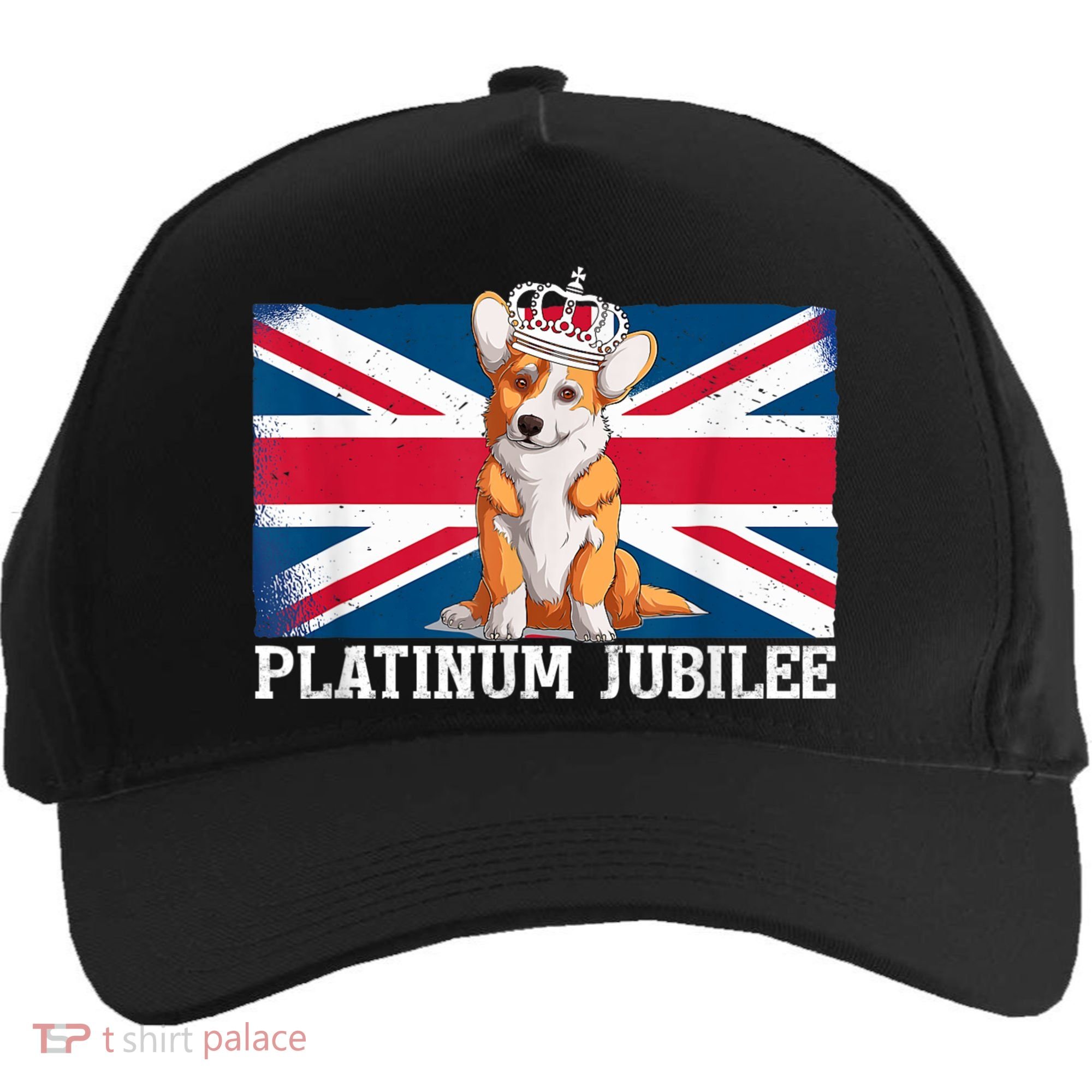 British Queen Monarchy Platinum Jubilee 70th Anniversary Five-Panel Snapback Cap