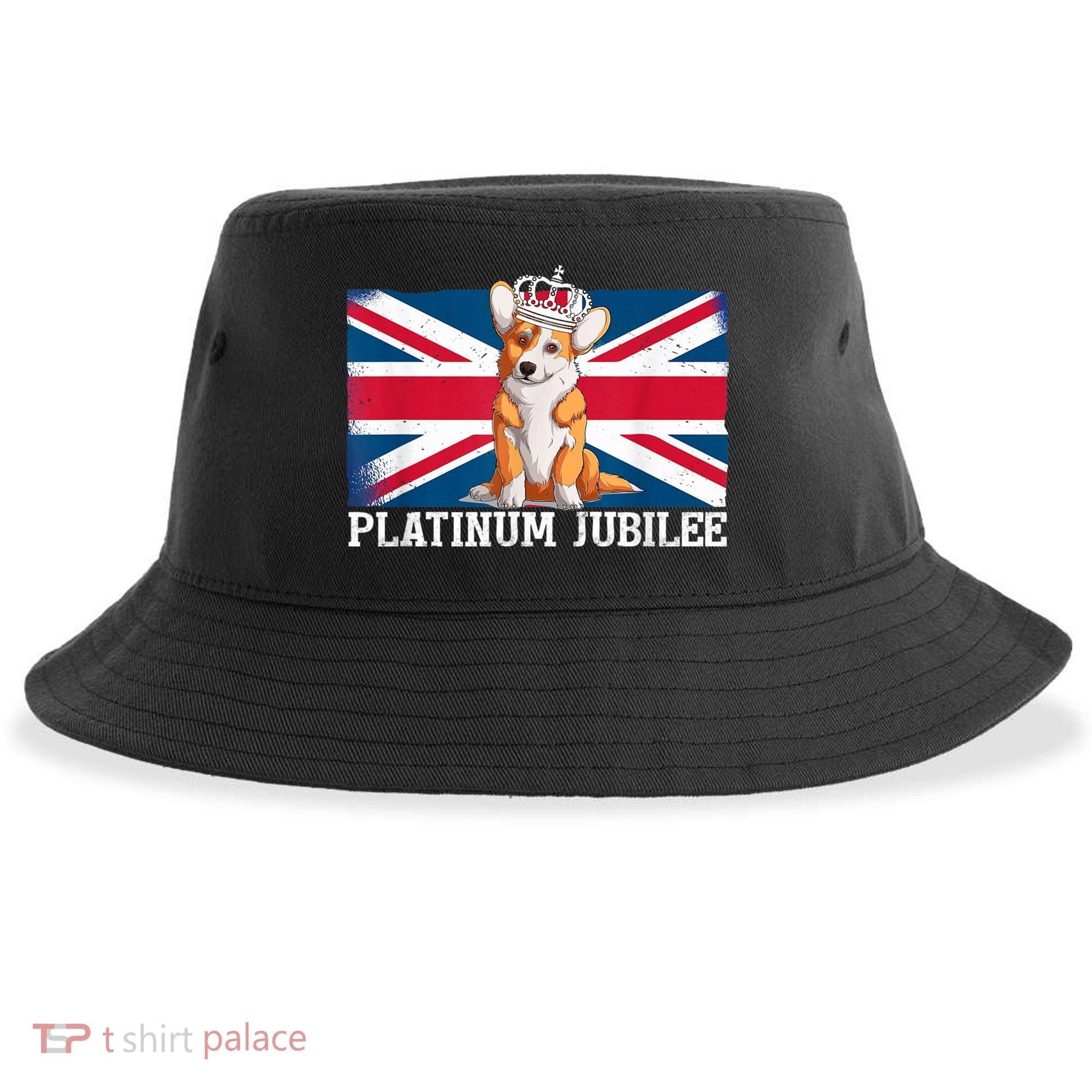 British Queen Monarchy Platinum Jubilee 70th Anniversary Sustainable Bucket Hat