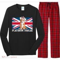 British Queen Monarchy Platinum Jubilee 70th Anniversary Long Sleeve Pajama Set thumb 0