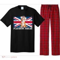 British Queen Monarchy Platinum Jubilee 70th Anniversary Pajama Set thumb 0