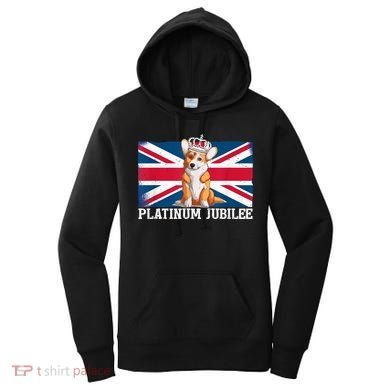 British Queen Monarchy Platinum Jubilee 70th Anniversary Women's Hoodie