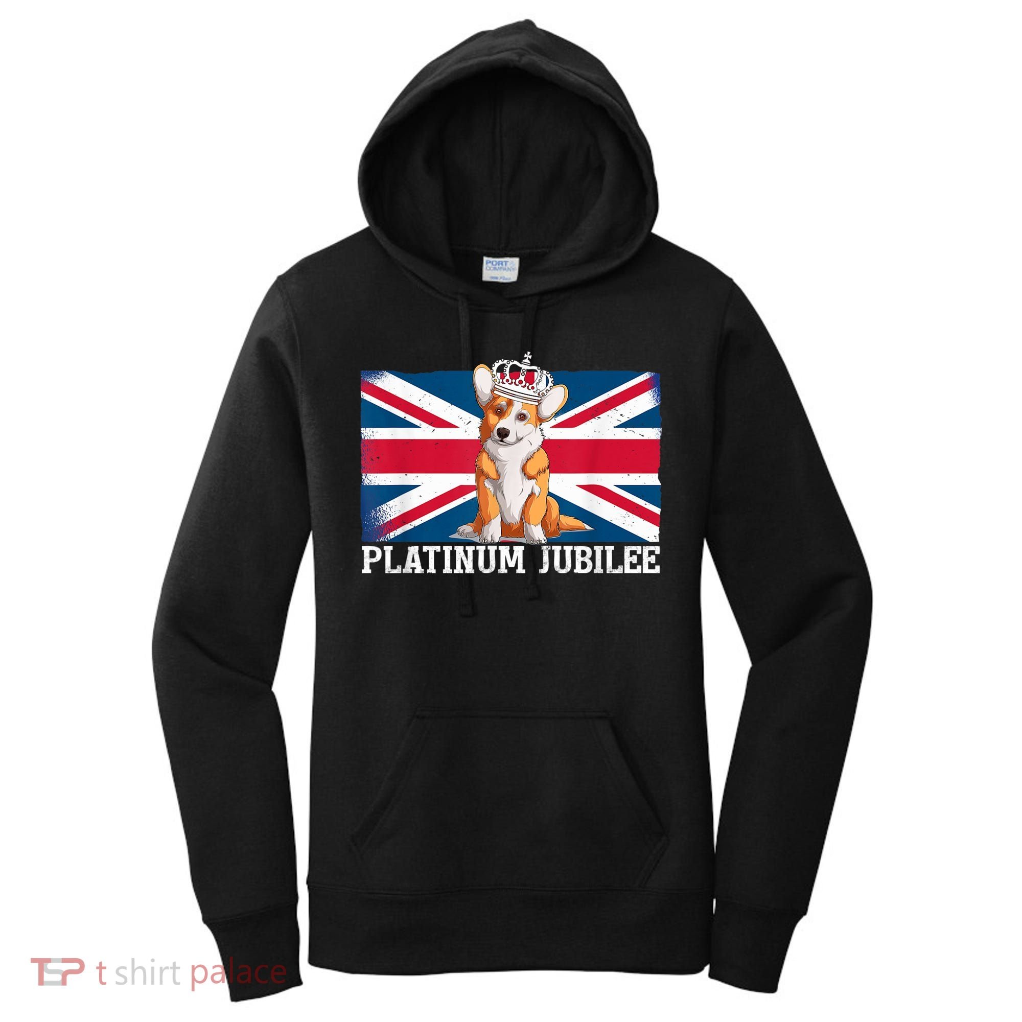 British Queen Monarchy Platinum Jubilee 70th Anniversary Women's Hoodie