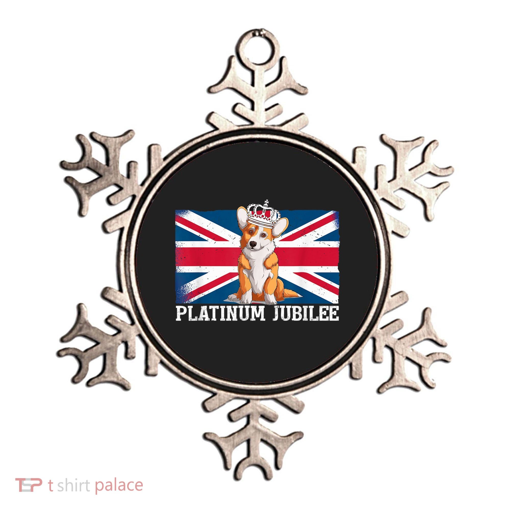 British Queen Monarchy Platinum Jubilee 70th Anniversary Ornament