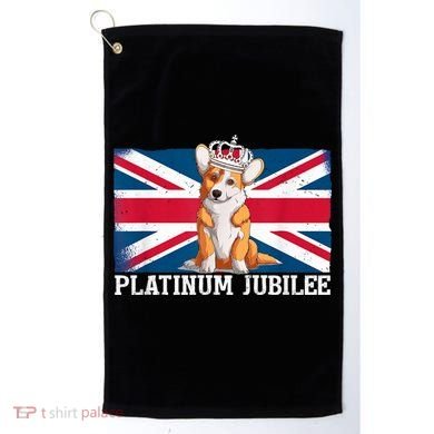 British Queen Monarchy Platinum Jubilee 70th Anniversary Golf Towel
