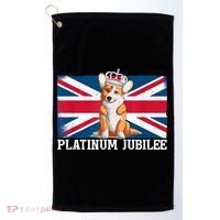 British Queen Monarchy Platinum Jubilee 70th Anniversary Golf Towel thumb 0