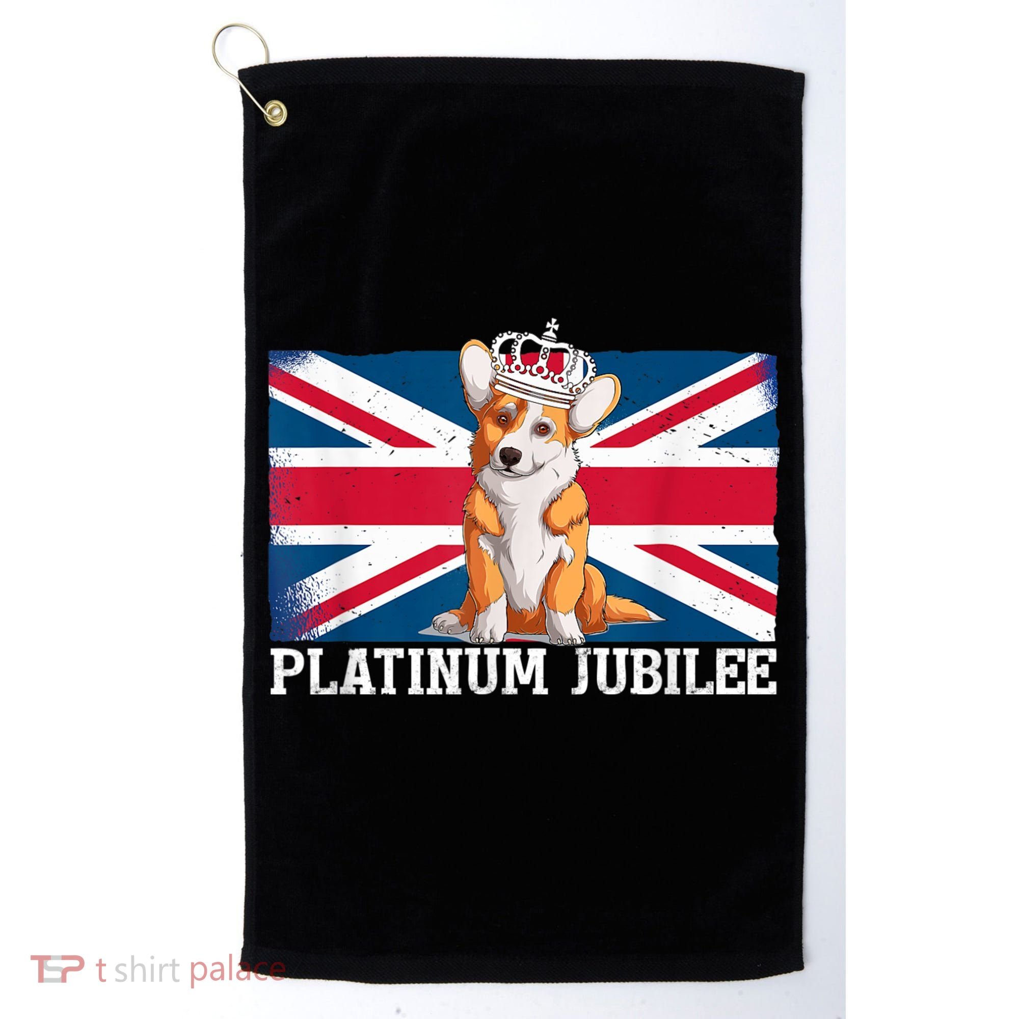 British Queen Monarchy Platinum Jubilee 70th Anniversary Golf Towel