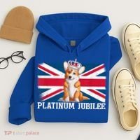 British Queen Monarchy Platinum Jubilee 70th Anniversary Hoodie thumb 4