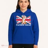 British Queen Monarchy Platinum Jubilee 70th Anniversary Hoodie thumb 5