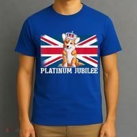 British Queen Monarchy Platinum Jubilee 70th Anniversary T-Shirt thumb 3