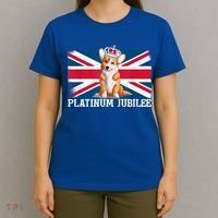 British Queen Monarchy Platinum Jubilee 70th Anniversary T-Shirt thumb 4