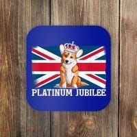 British Queen Monarchy Platinum Jubilee 70th Anniversary Coaster thumb 0