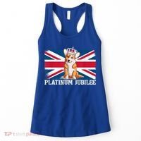 British Queen Monarchy Platinum Jubilee 70th Anniversary Women's Tank Top thumb 0