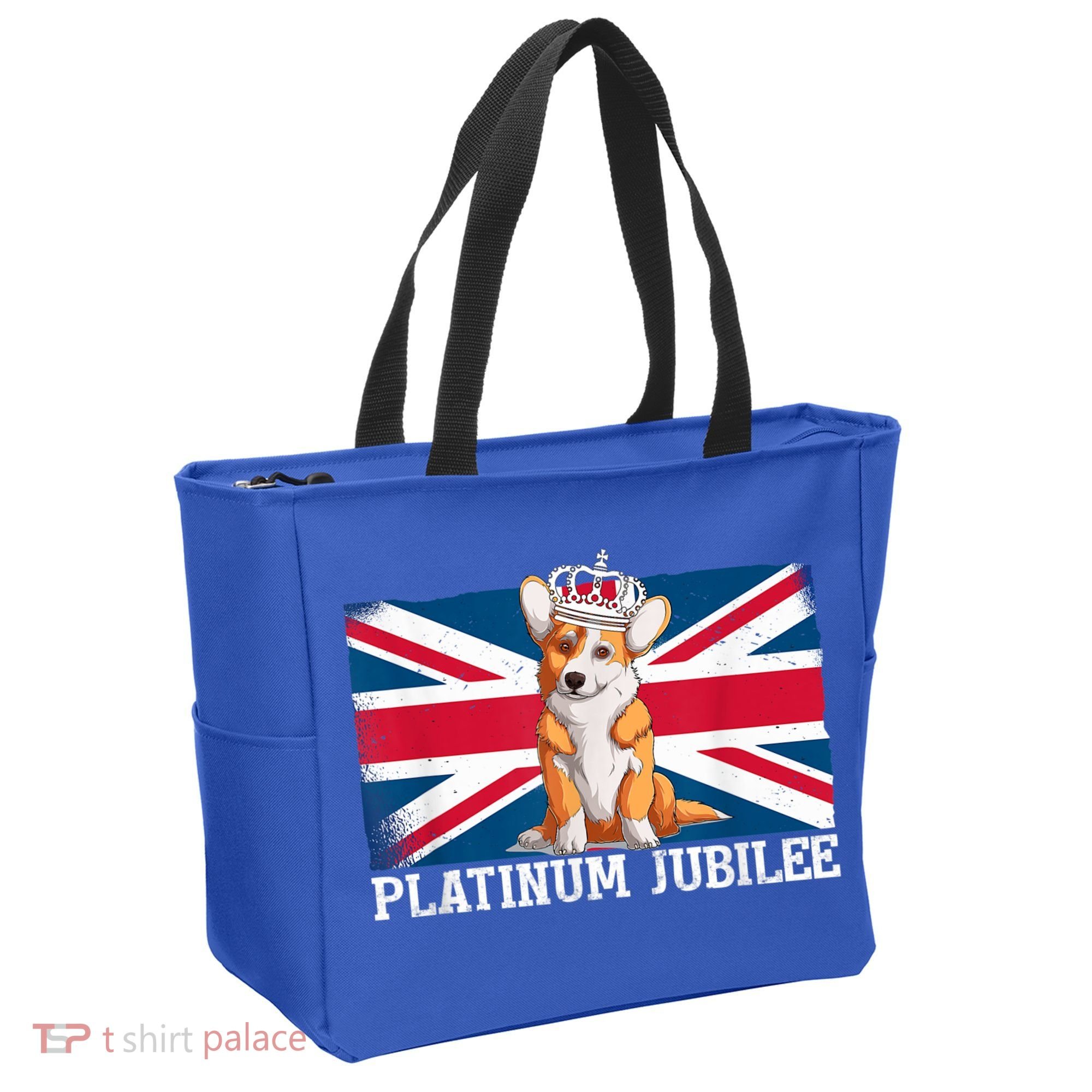 British Queen Monarchy Platinum Jubilee 70th Anniversary Tote Bag