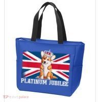 British Queen Monarchy Platinum Jubilee 70th Anniversary Tote Bag thumb 3