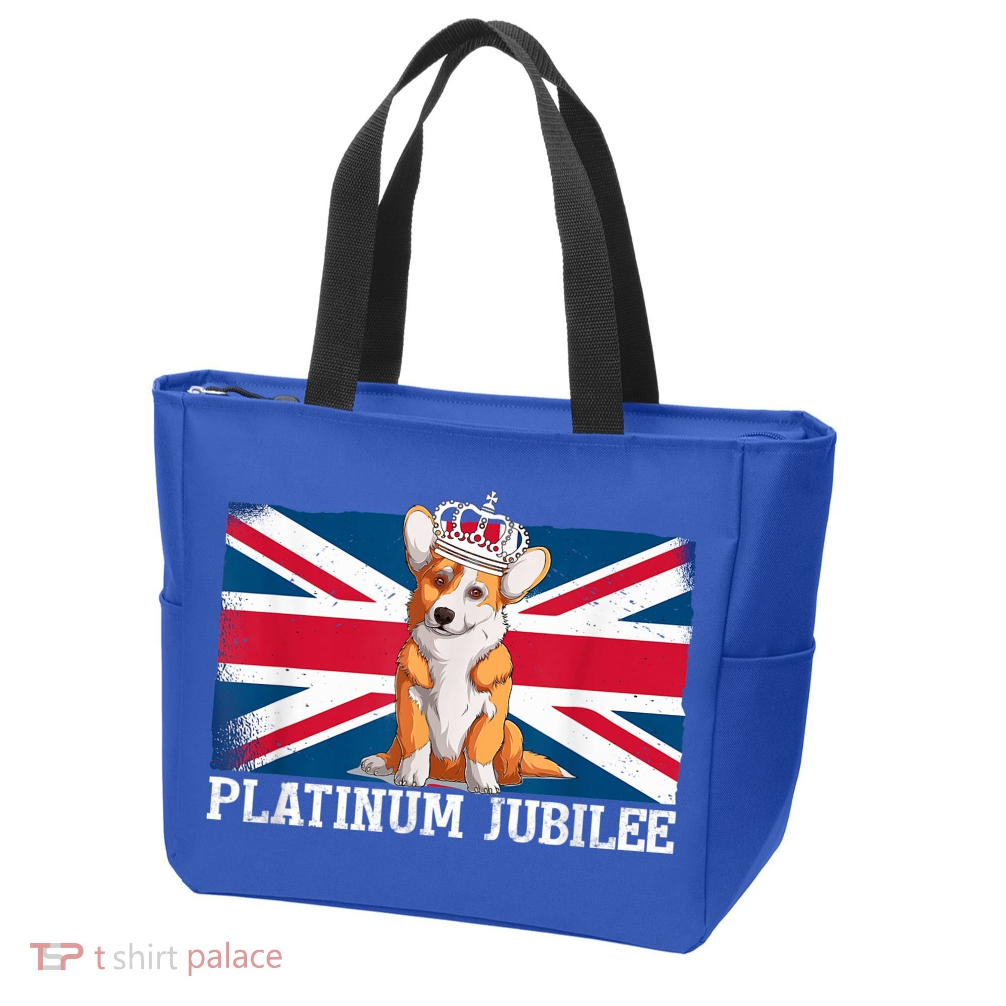 British Queen Monarchy Platinum Jubilee 70th Anniversary Tote Bag