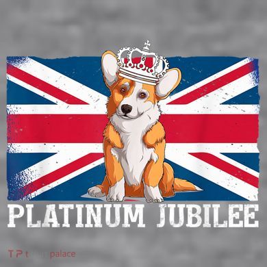 British Queen Monarchy Platinum Jubilee 70th Anniversary Women's Racerback Cropped Tank