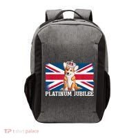British Queen Monarchy Platinum Jubilee 70th Anniversary Vector Backpack thumb 0