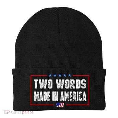 BIDEN QUOTE Two Words, Made In America Beanie