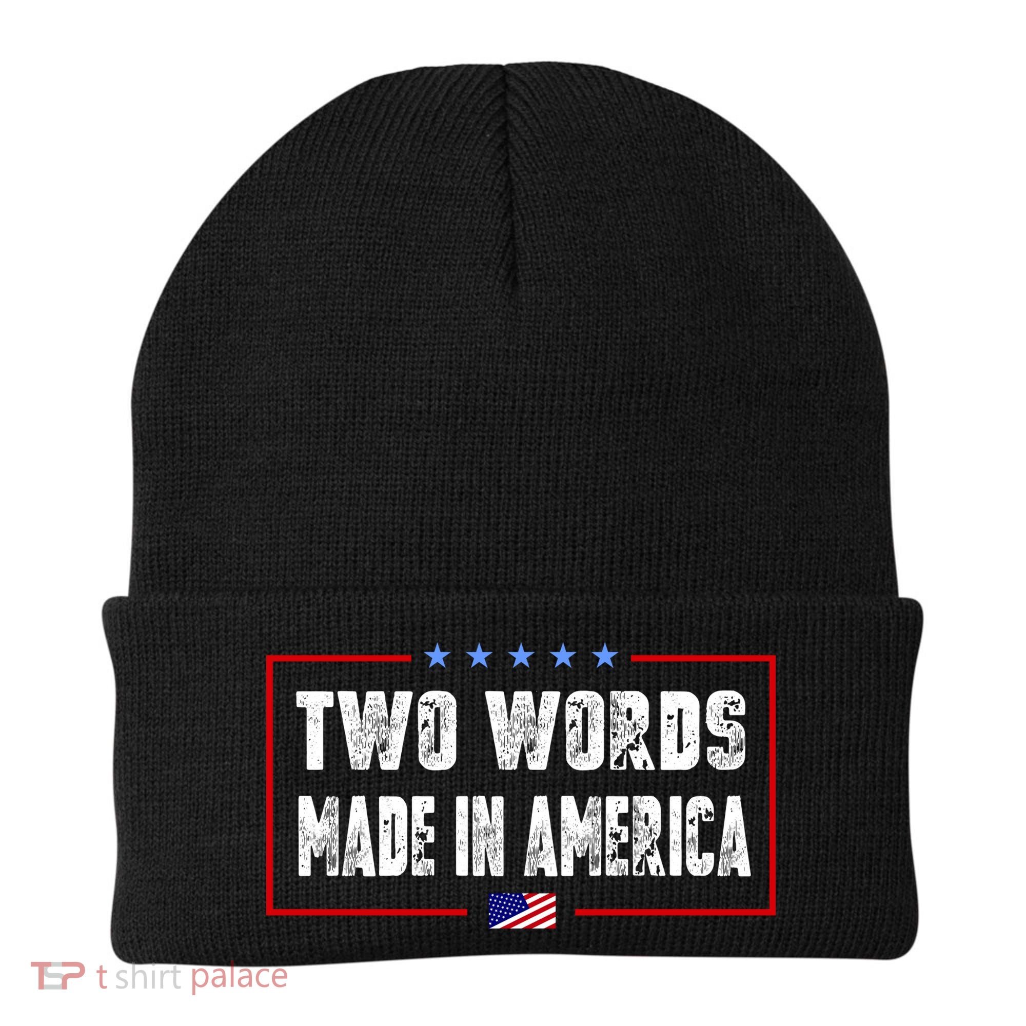 BIDEN QUOTE Two Words, Made In America Beanie