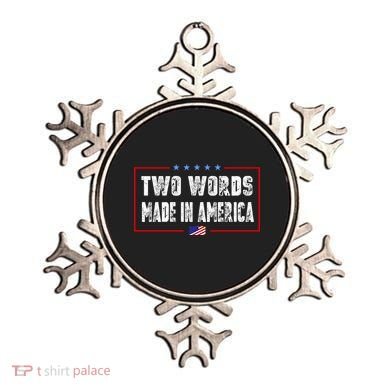 BIDEN QUOTE Two Words, Made In America Ornament