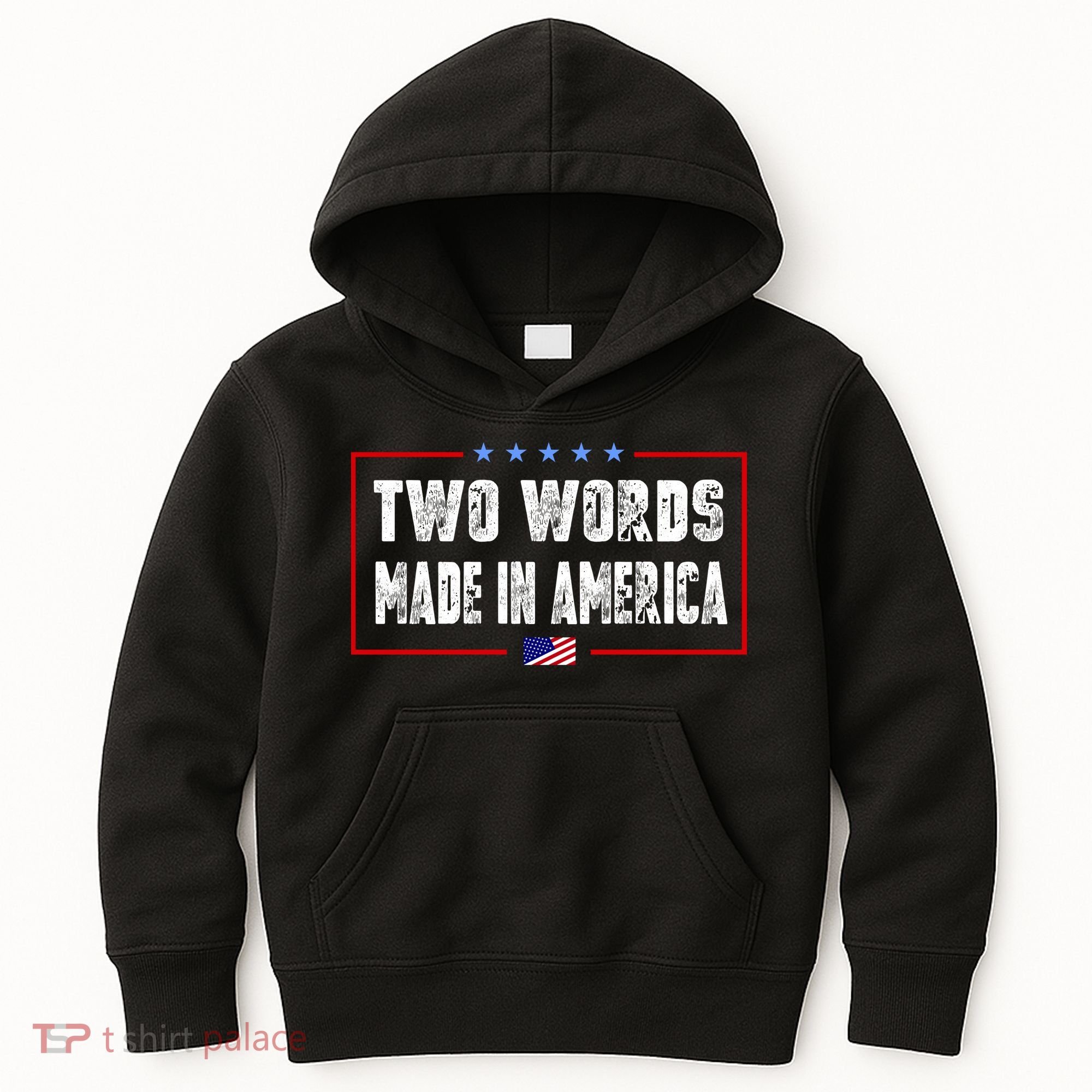 BIDEN QUOTE Two Words, Made In America Kids Hoodie
