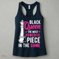 Black Queen The Most Powerful Piece In The Game Wo Women's Tank Top thumb 3
