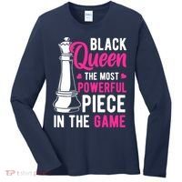 Black Queen The Most Powerful Piece In The Game Wo Women's Long Sleeve Shirt thumb 0