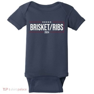 Brisket Ribs 2024 Political Baby Bodysuit
