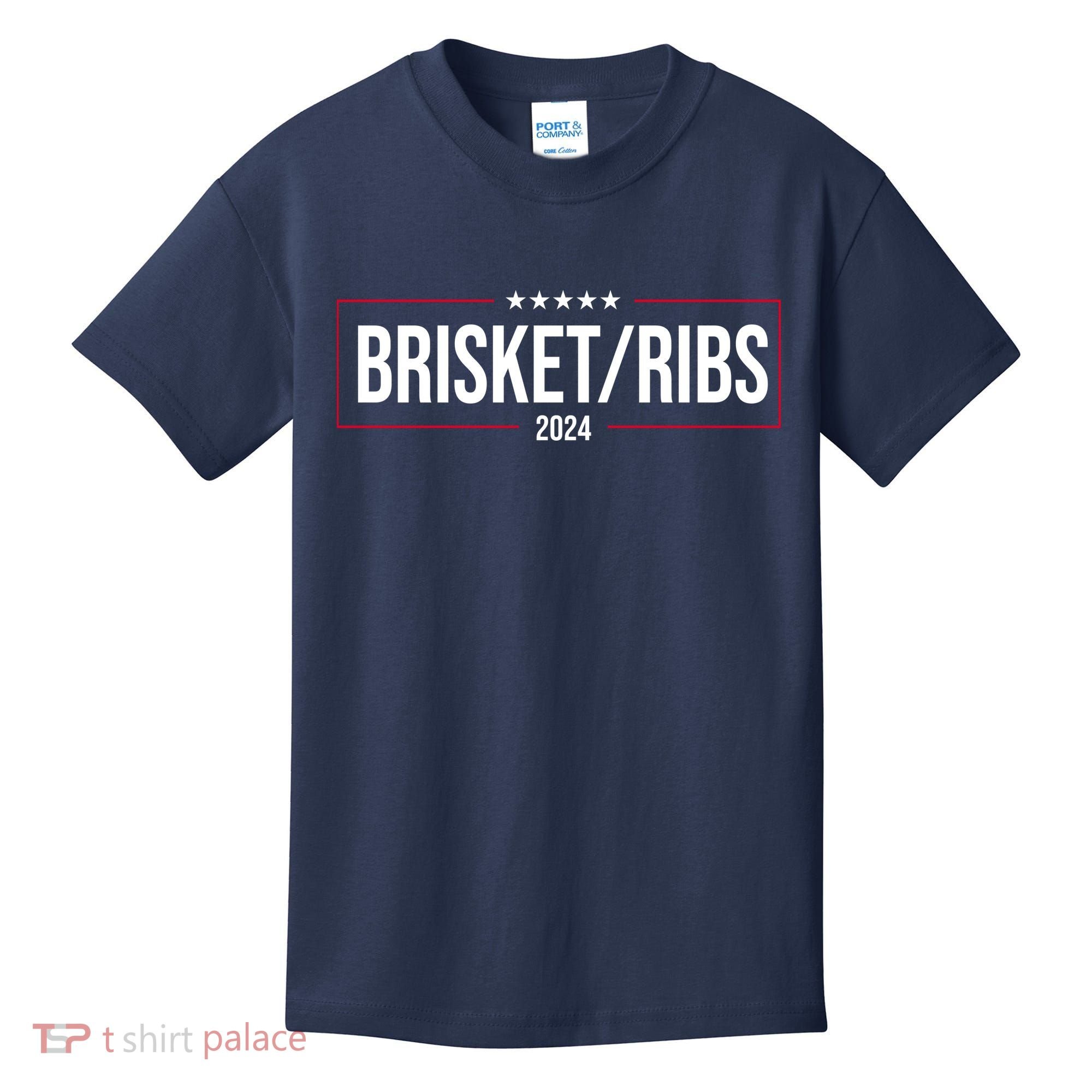 Brisket Ribs 2024 Political Kids T-Shirt