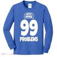 Battle Royale 99 Problems Kids Long Sleeve Shirt thumb 0