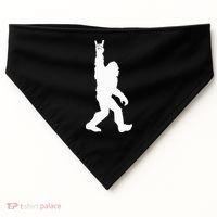Bigfoot Rock And Roll For Sasquatch Believers USA-Made Doggie Bandana thumb 0