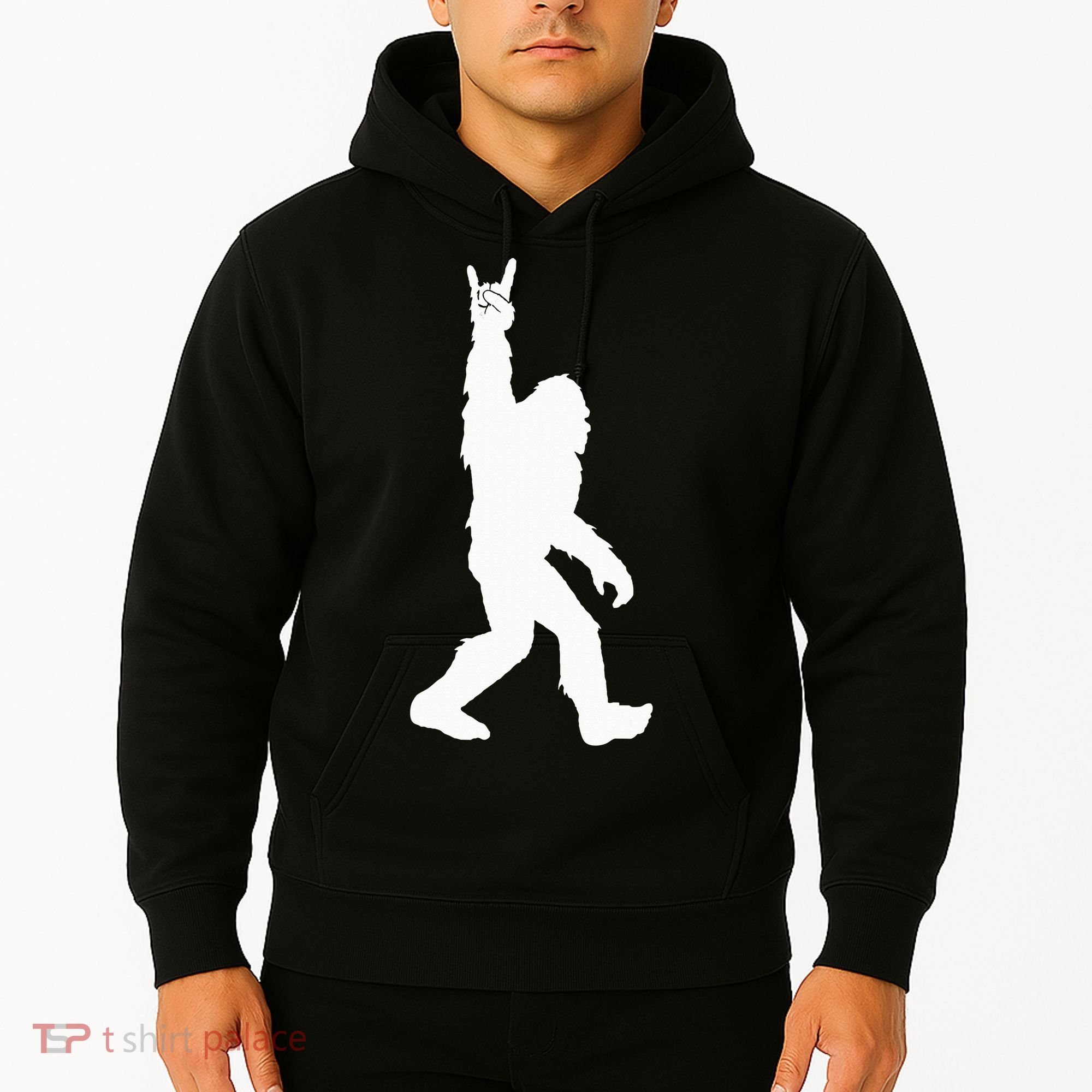 Bigfoot Rock And Roll For Sasquatch Believers Hoodie