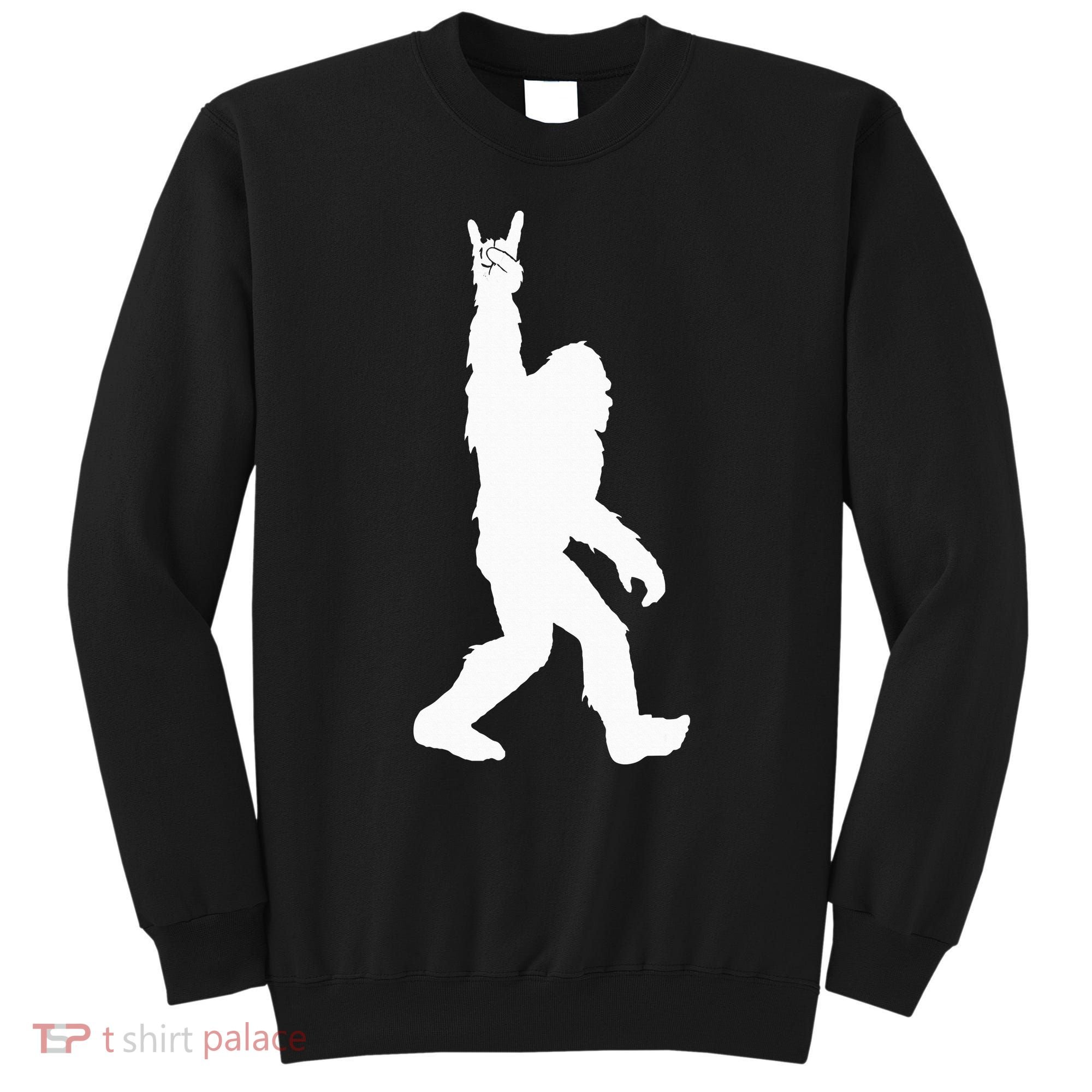 Bigfoot Rock And Roll For Sasquatch Believers Sweatshirt
