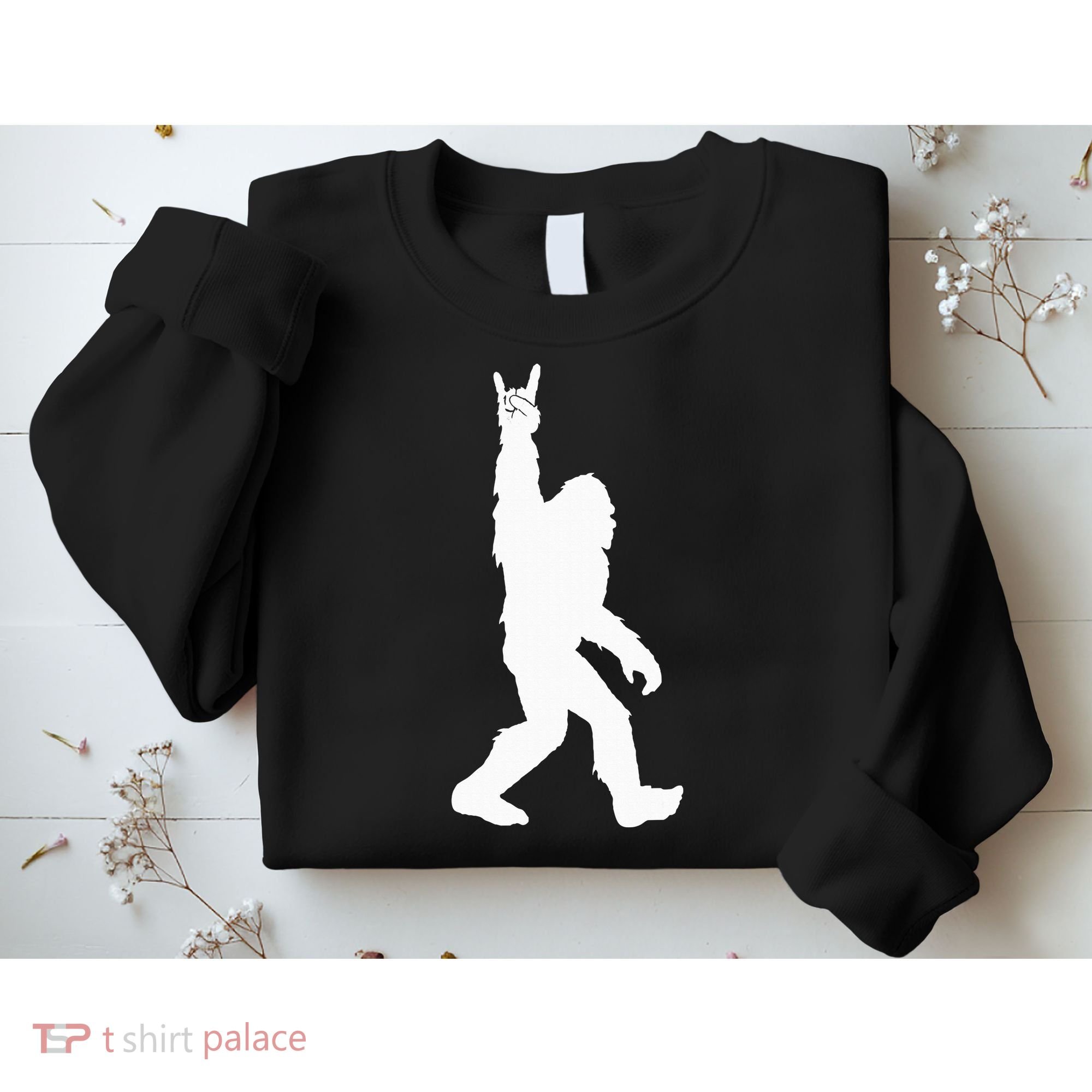 Bigfoot Rock And Roll For Sasquatch Believers Sweatshirt