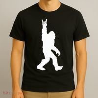 Bigfoot Rock And Roll For Sasquatch Believers T-Shirt thumb 3