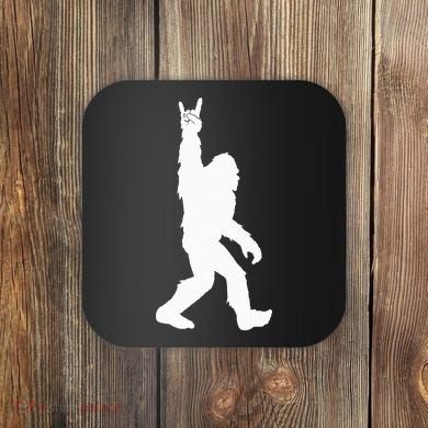 Bigfoot Rock And Roll For Sasquatch Believers Coaster