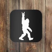 Bigfoot Rock And Roll For Sasquatch Believers Coaster thumb 0