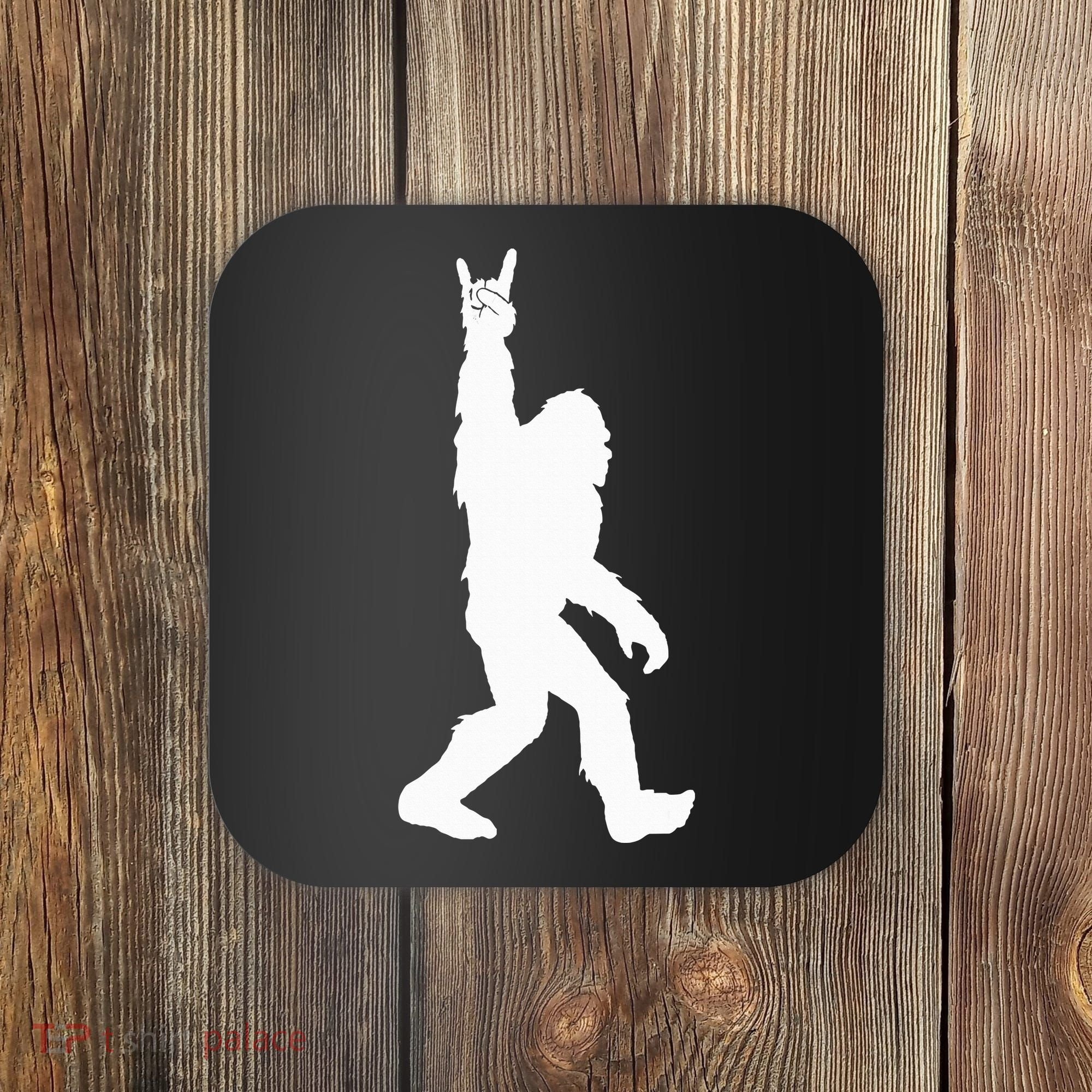 Bigfoot Rock And Roll For Sasquatch Believers Coaster