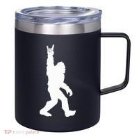 Bigfoot Rock And Roll For Sasquatch Believers 12oz Stainless Steel Coffee Mug thumb 0