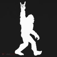 Bigfoot Rock And Roll For Sasquatch Believers Mousepad thumb 1