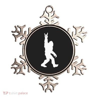 Bigfoot Rock And Roll For Sasquatch Believers Ornament