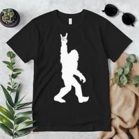 Bigfoot Rock And Roll For Sasquatch Believers Premium T-Shirt thumb 2