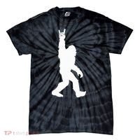 Bigfoot Rock And Roll For Sasquatch Believers Tie-Dye T-Shirt thumb 0