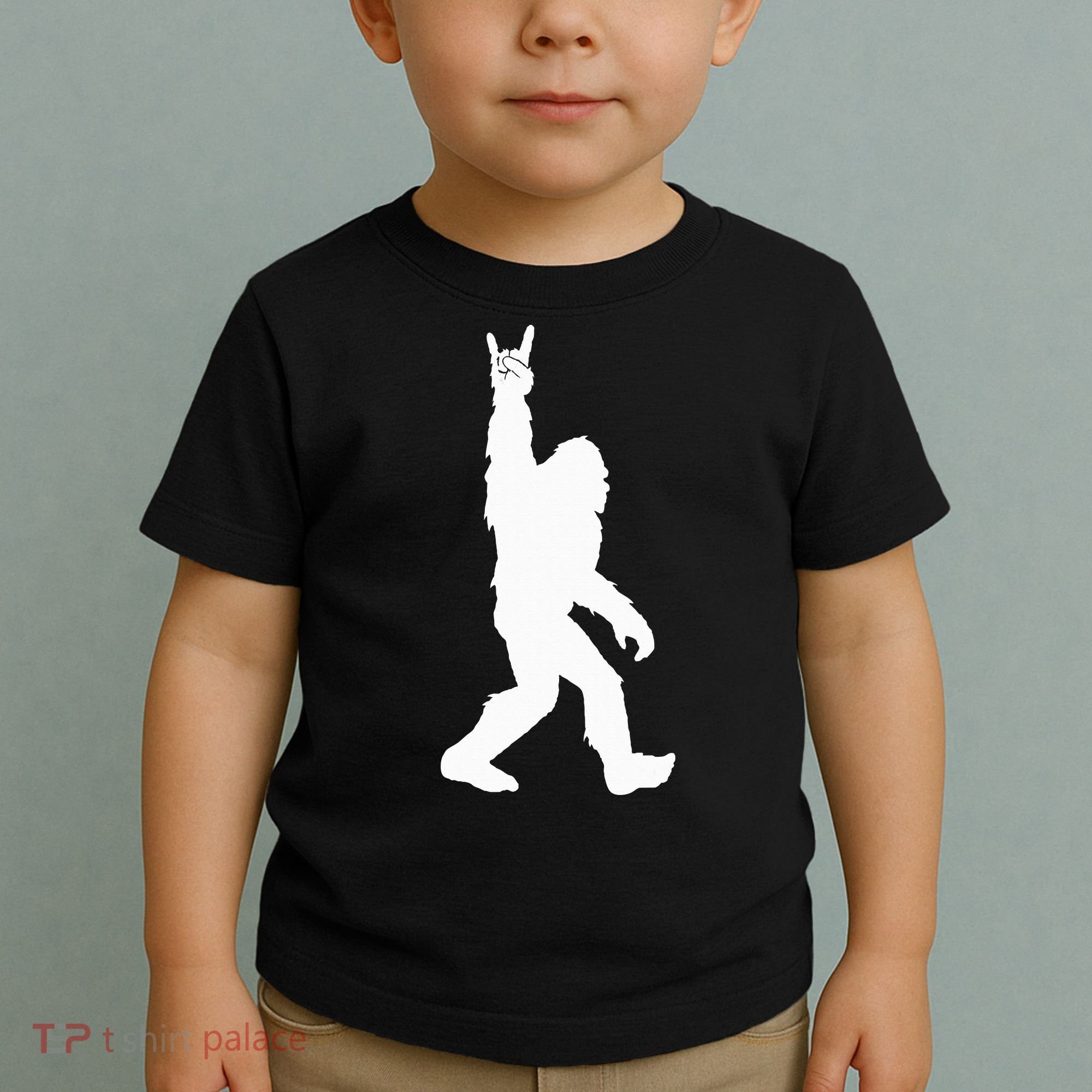 Bigfoot Rock And Roll For Sasquatch Believers Toddler T-Shirt