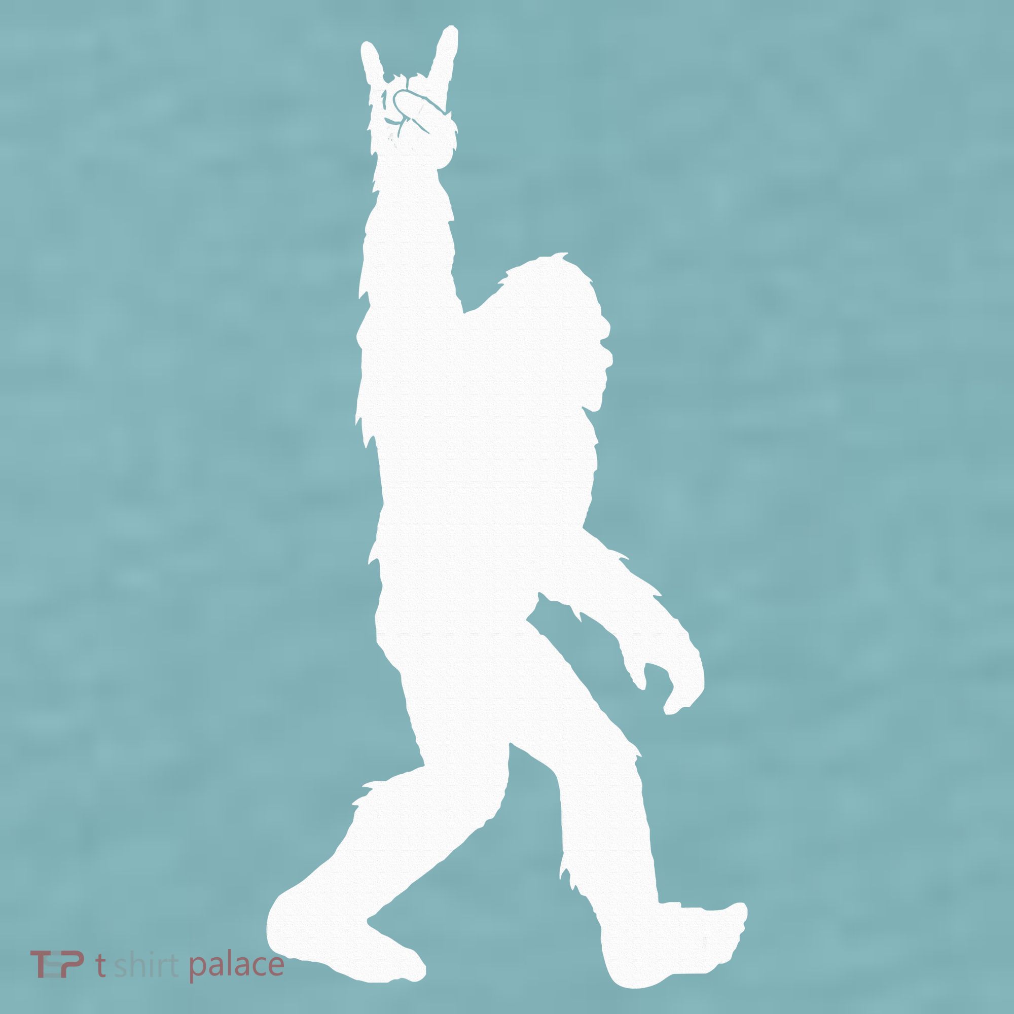 Bigfoot Rock And Roll For Sasquatch Believers Sueded Cloud Jersey T-Shirt